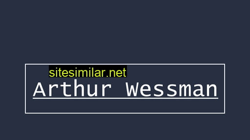 arthurwessman.se alternative sites