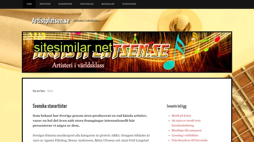 artistplatsen.se alternative sites