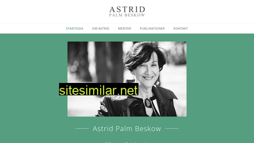 astridpalmbeskow.se alternative sites