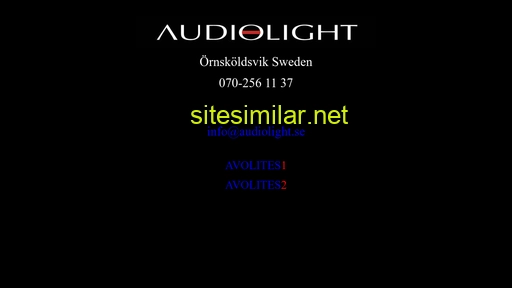 audiolight.se alternative sites