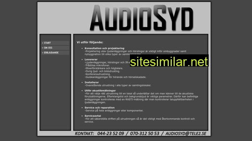 Audiosyd similar sites