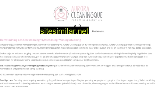 aurora-cleaningque.se alternative sites