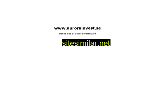 aurorainvest.se alternative sites