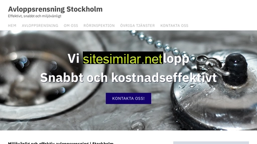 avloppsrensningstockholm.se alternative sites