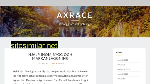 axrace.se alternative sites