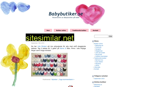 babybutiker.se alternative sites