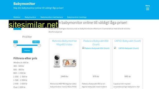 babymonitor.se alternative sites