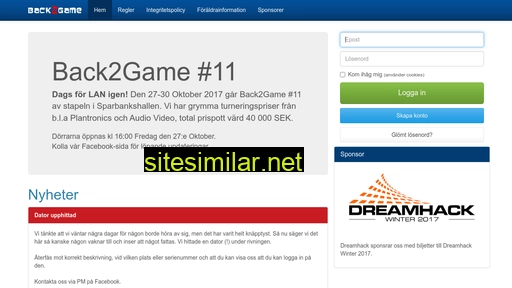 back2game.se alternative sites