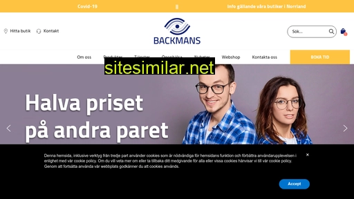 backmansoptik.se alternative sites