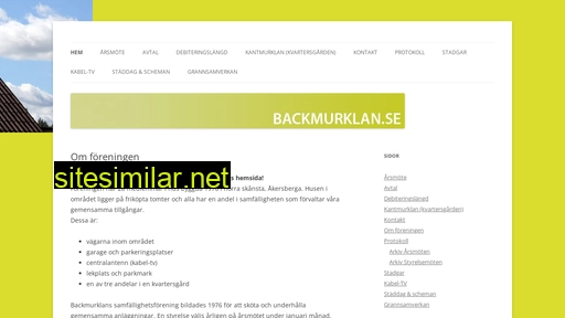 backmurklan.se alternative sites