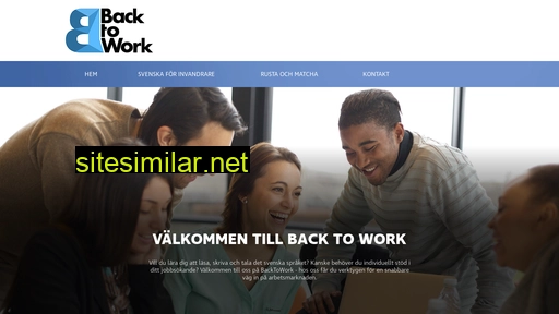 backtowork.se alternative sites