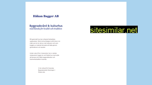 baggersbygg.se alternative sites