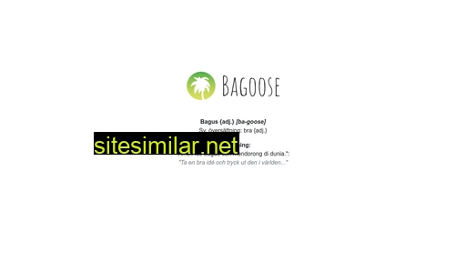 Bagoose similar sites