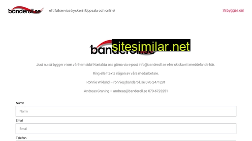 banderoll.se alternative sites