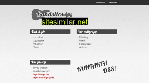 bandsites.se alternative sites