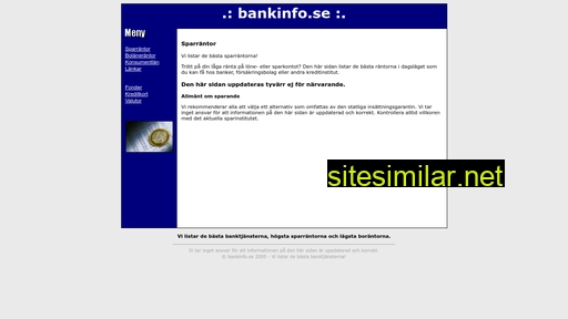 bankinfo.se alternative sites