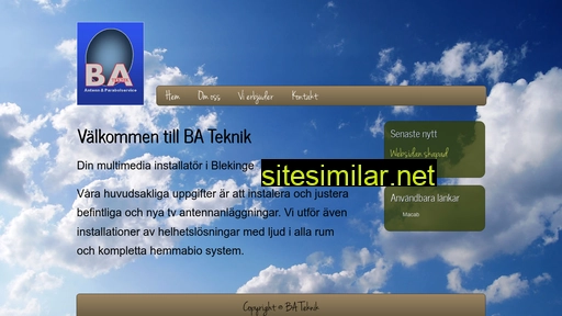 ba-teknik.se alternative sites