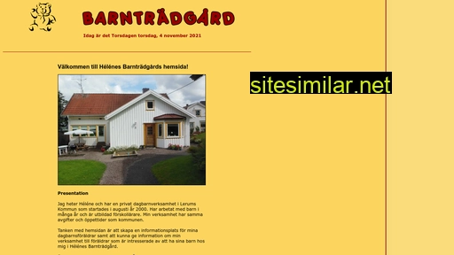 Barntradgard similar sites