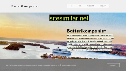 batterikompaniet.se alternative sites