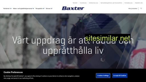 baxter.se alternative sites