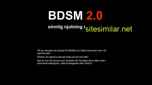 bdsm2.se alternative sites