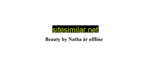 Beautybynatha similar sites