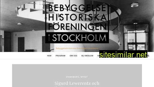 bebyggelsehistoriska.se alternative sites