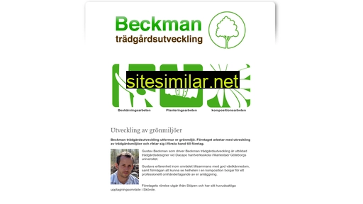 beckmantradgard.se alternative sites
