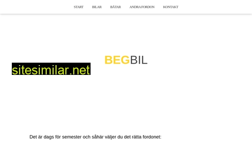 beg-bil.se alternative sites