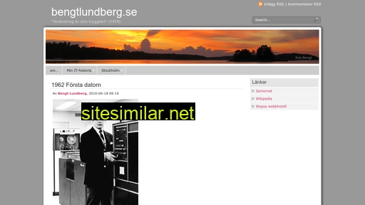 Bengtlundberg similar sites