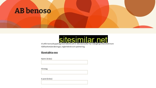 benoso.se alternative sites