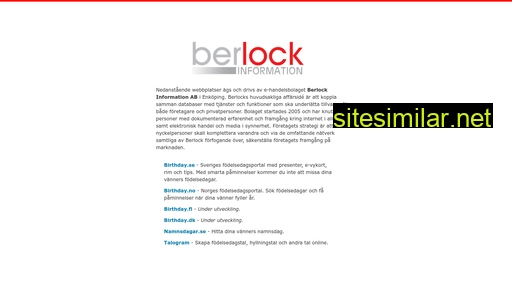 berlock.se alternative sites