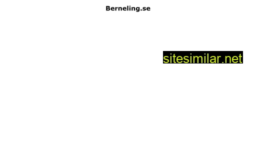 berneling.se alternative sites