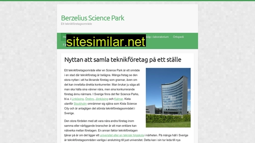 berzeliussciencepark.se alternative sites