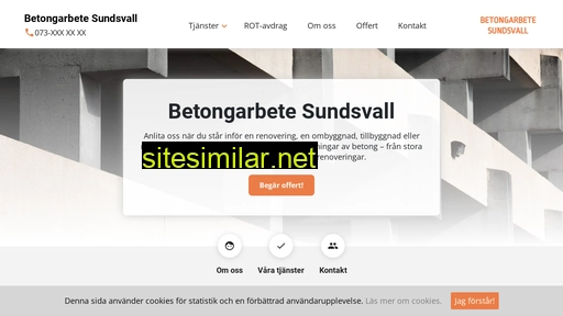 betongarbetesundsvall.se alternative sites