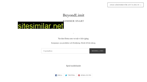 beyondlimit.se alternative sites