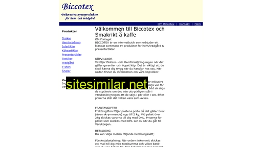 biccotex.se alternative sites