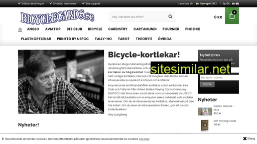 bicyclecards.se alternative sites