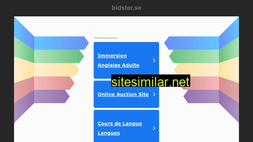bidster.se alternative sites