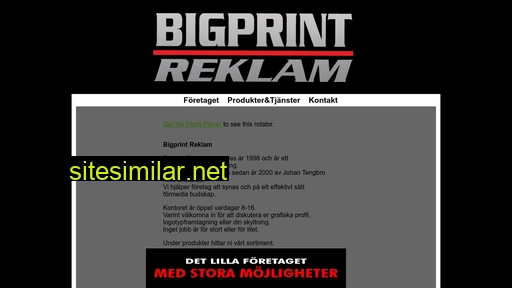 bigprintreklam.se alternative sites