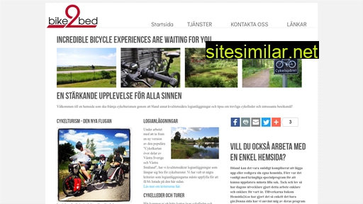 bike2bed.se alternative sites