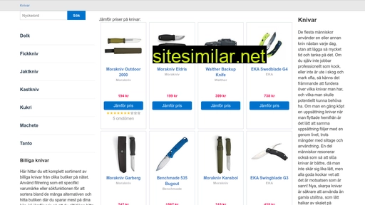 billiga-knivar.se alternative sites