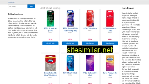 billiga-kondomer.se alternative sites