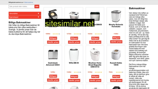 billigabakmaskiner.se alternative sites