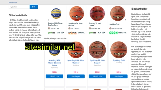 Billigabasketbollar similar sites