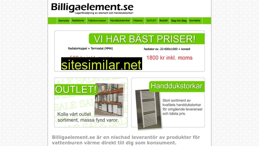 billigaelement.se alternative sites