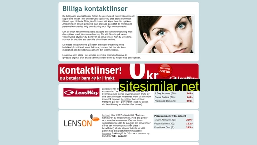 billigakontaktlinser.se alternative sites