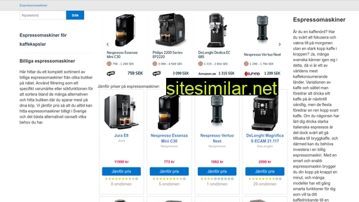 billigespressomaskin.se alternative sites