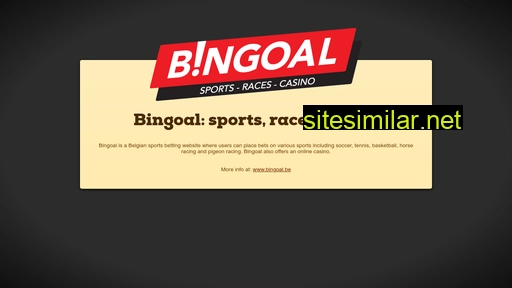 bingoal.se alternative sites