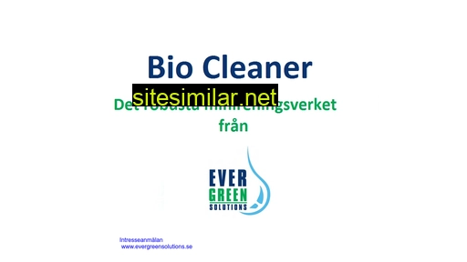 biocleaner.se alternative sites
